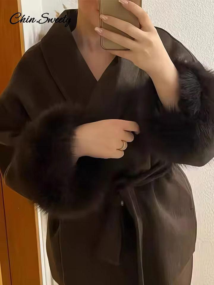 Manteau Fourrure Élégance